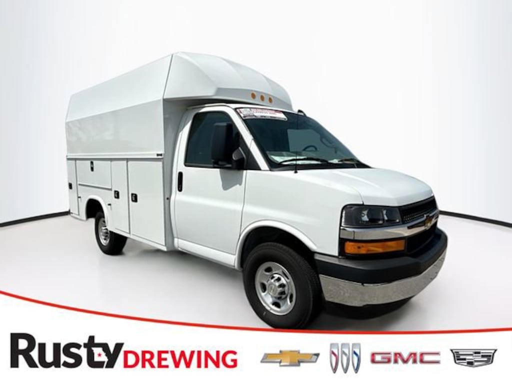 New 2024 Chevrolet Express Cutaway 3500 w/ Knapheide Conversion Cutaway Van