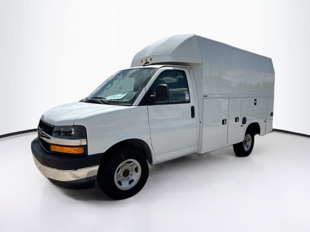 New 2024 Chevrolet Express Cutaway 3500 1WT w/Knapheide Conversion Cutaway Van