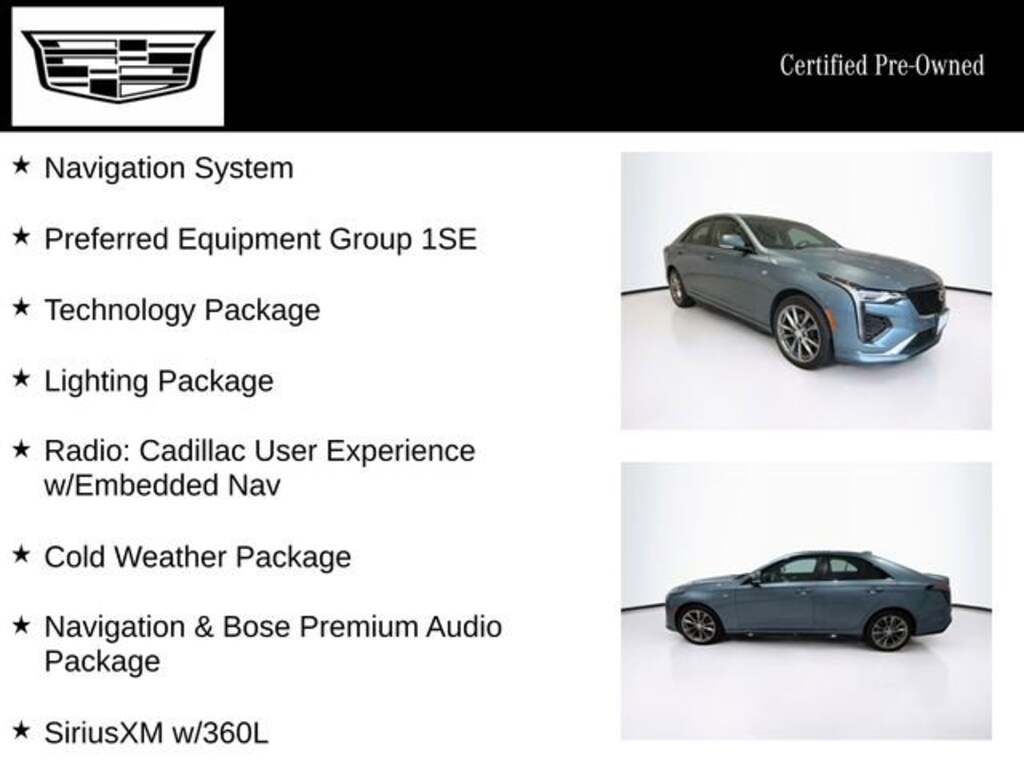 Used 2024 CADILLAC CT4 Sport Sedan