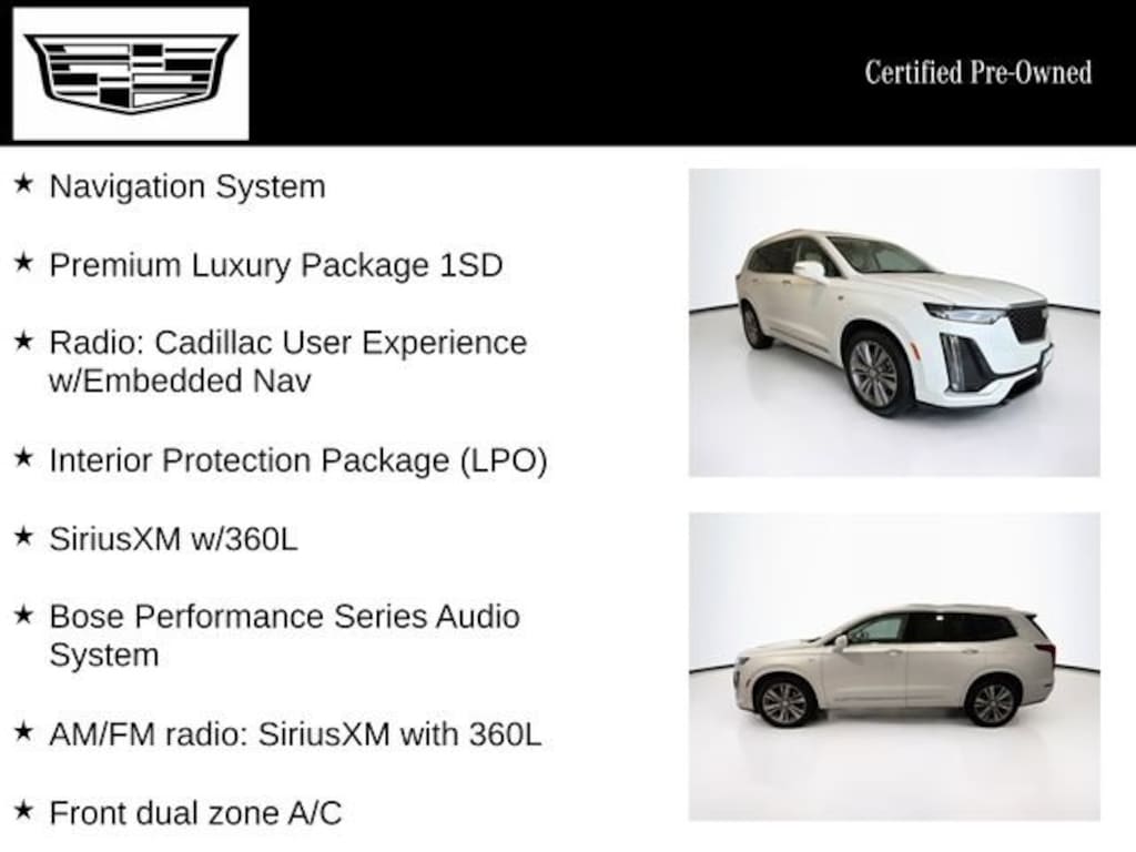 Used 2024 CADILLAC XT6 Premium Luxury SUV