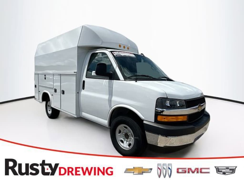 New 2024 Chevrolet Express Cutaway 3500 1WT w/Knapheide Conversion Cutaway Van