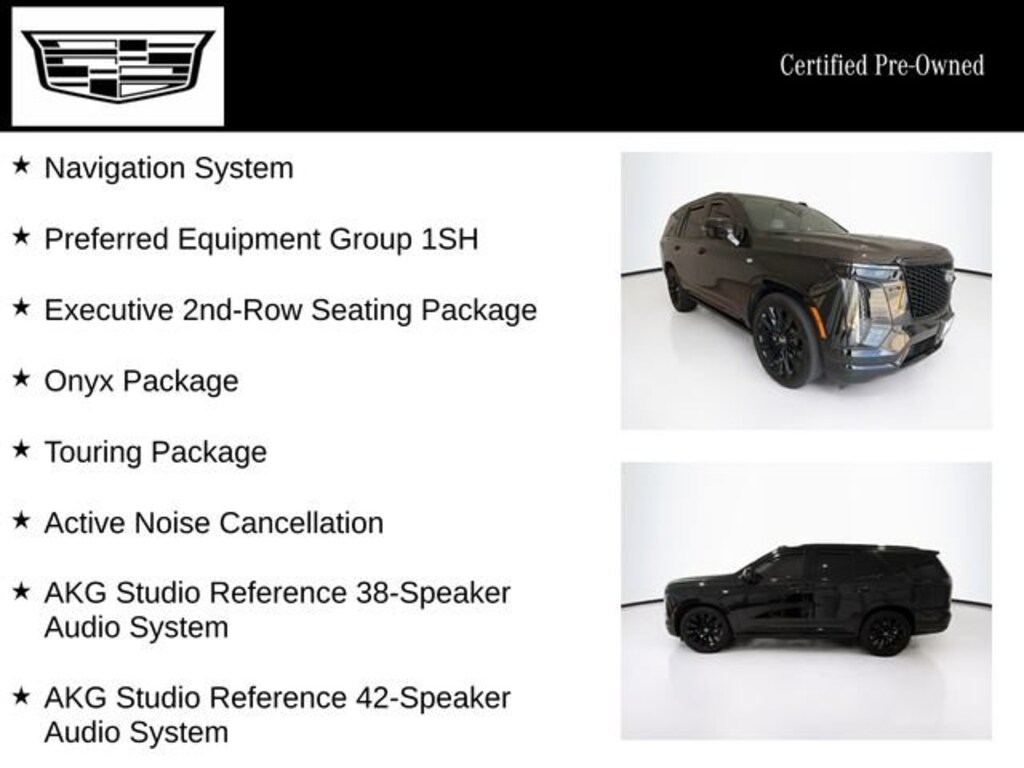 Used 2026 CADILLAC Escalade Platinum Sport SUV