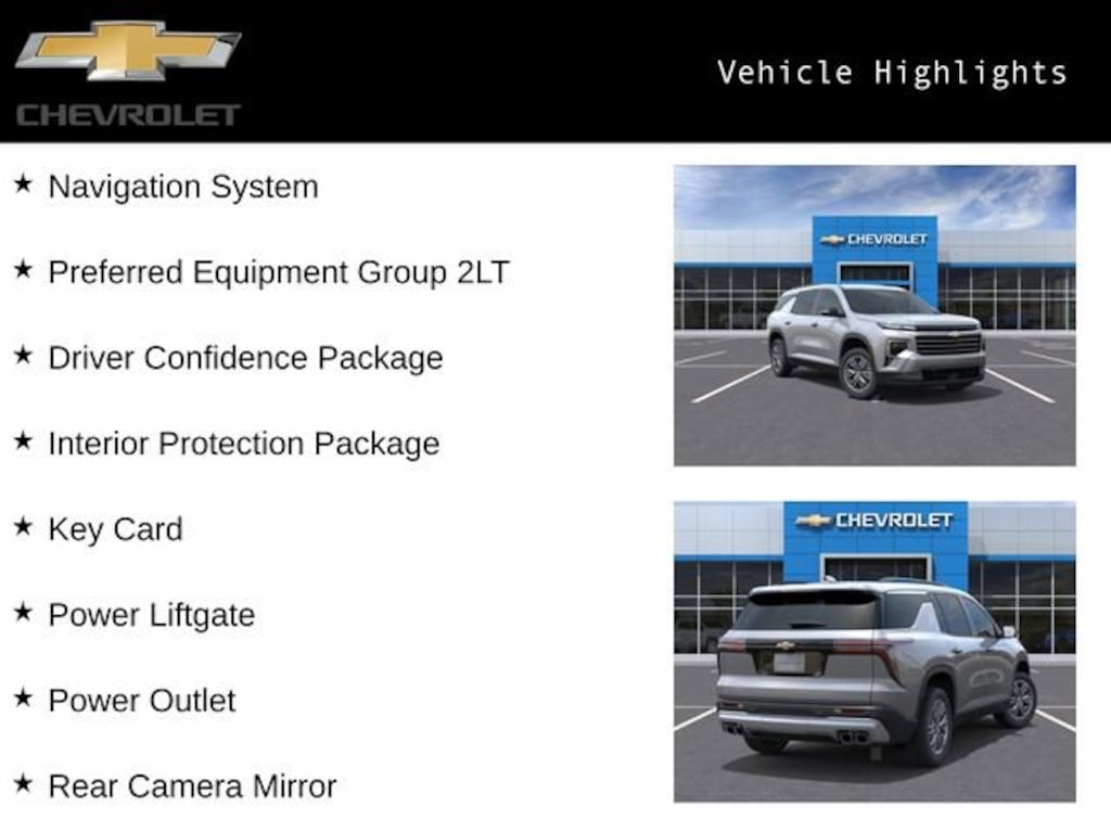 New 2026 Chevrolet Traverse LT SUV