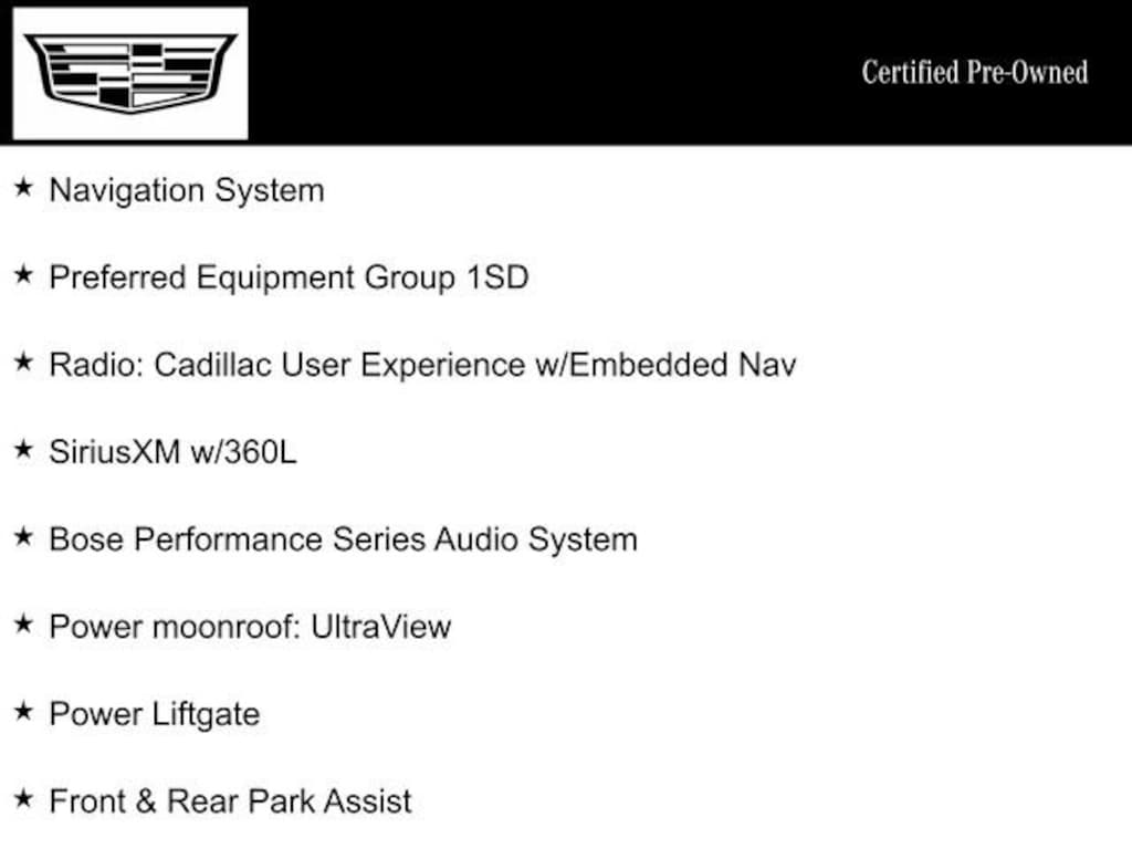 Certified 2025 CADILLAC XT6 Premium Luxury SUV