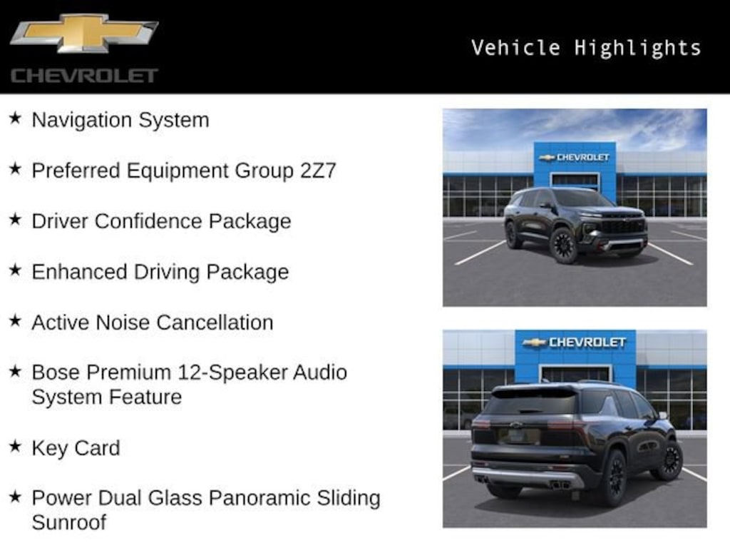 New 2026 Chevrolet Traverse Z71 SUV
