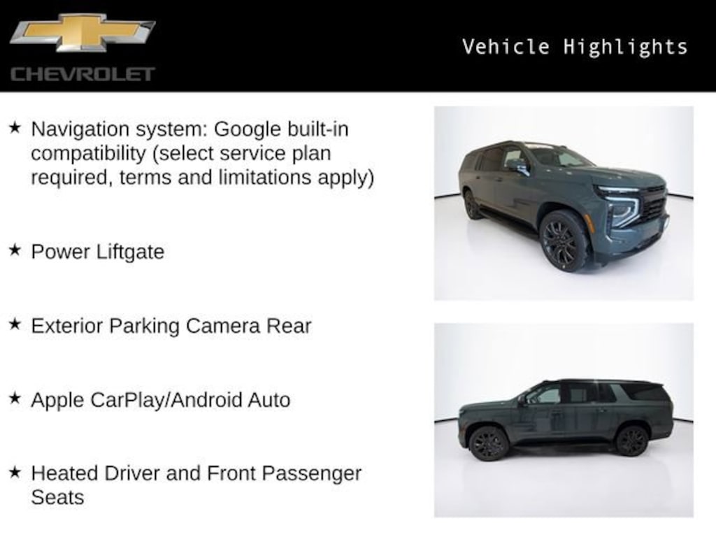 New 2026 Chevrolet Suburban RST SUV