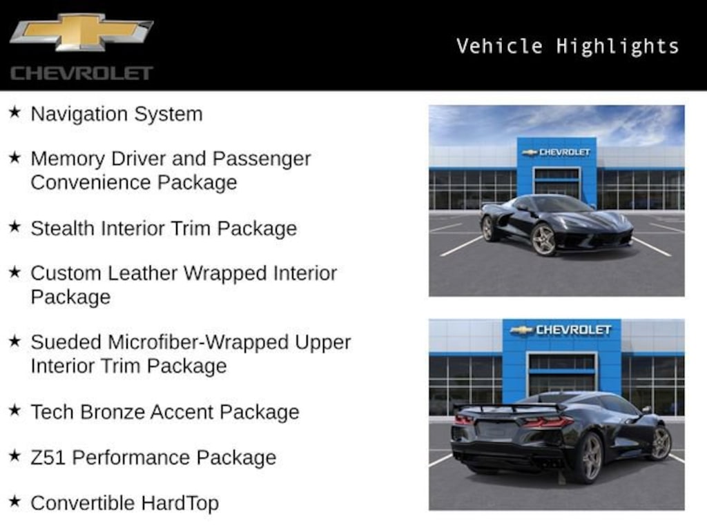 New 2026 Chevrolet Corvette Stingray 3LT Convertible