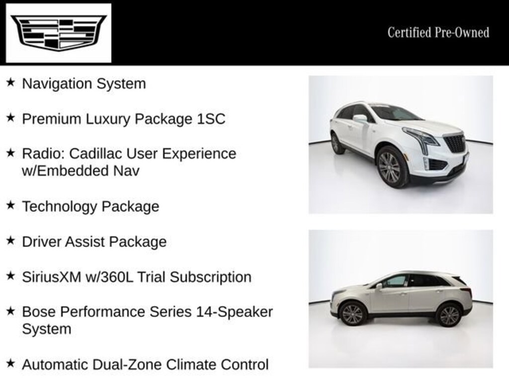 Certified 2025 Cadillac XT5 FWD Premium Luxury FWD Premium Luxury