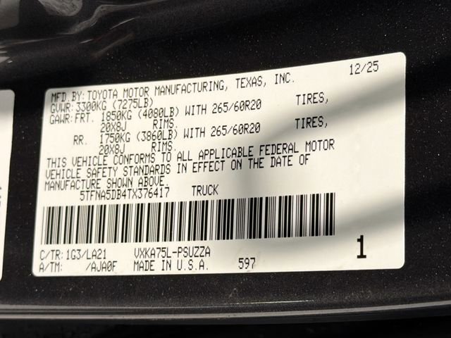 2026 Toyota Tundra Platinum - Photo 24