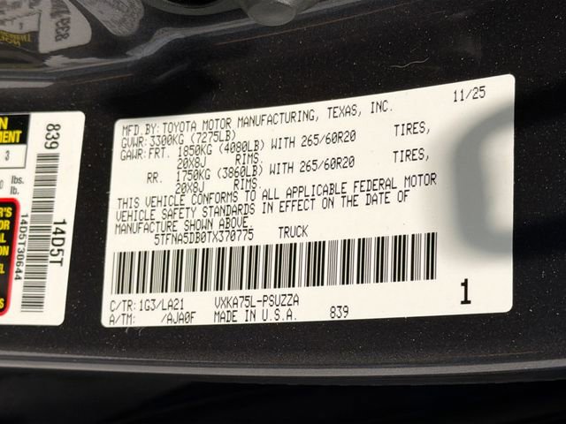 2026 Toyota Tundra Platinum - Photo 26
