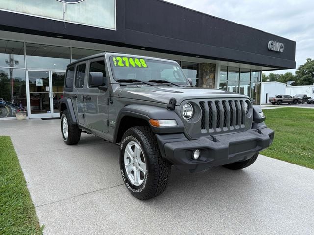 Pre-Owned 2021 Jeep Wrangler Unlimited Sport S 4x4