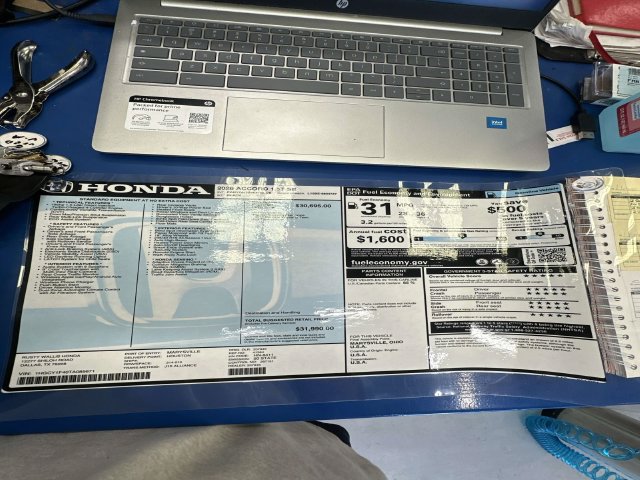 2026 Honda Accord
