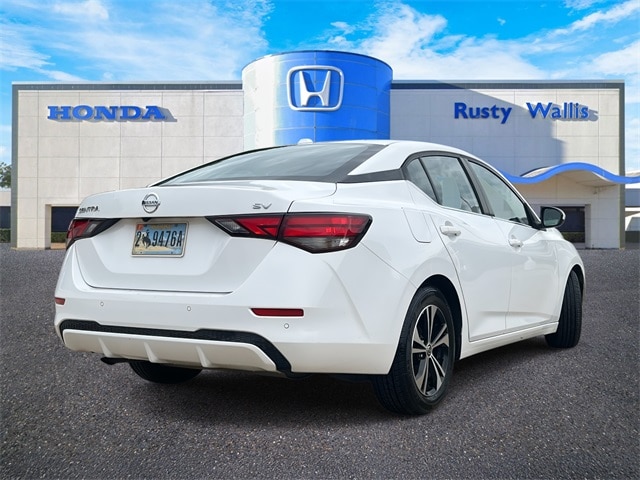 Used 2021 Nissan Sentra SV with VIN 3N1AB8CV9MY285106 for sale in Dallas, TX