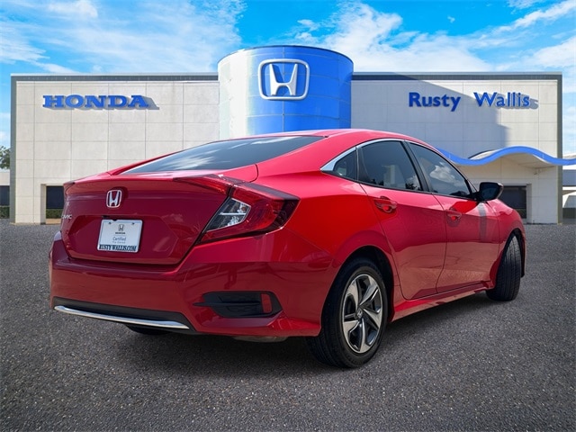 Certified 2021 Honda Civic LX with VIN 2HGFC2F69MH558019 for sale in Dallas, TX