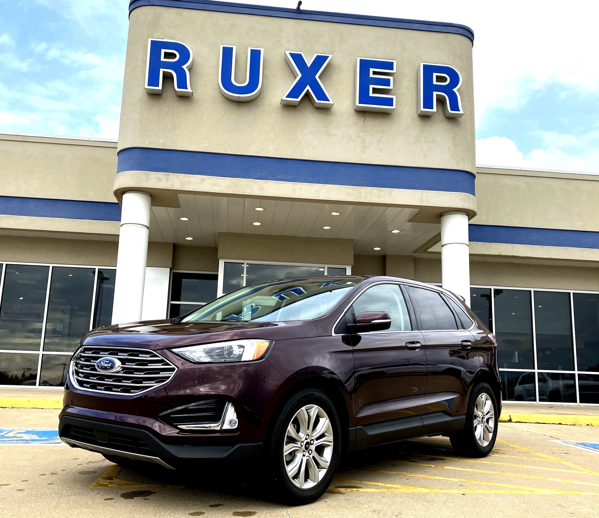 Certified 2024 Ford Edge Titanium with VIN 2FMPK4K99RBA86749 for sale in Jasper, IN