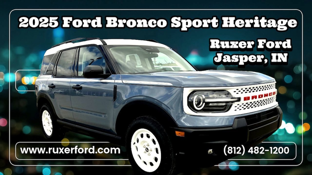 New 2025 Ford Bronco Sport Heritage Heritage 4x4