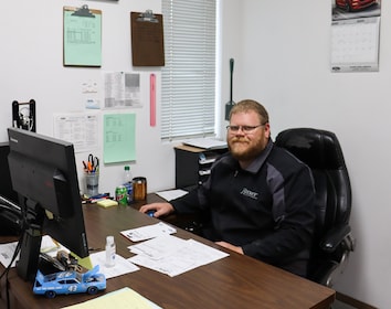 Staff member Brandon Vinson from 4ea8e3fecc2e