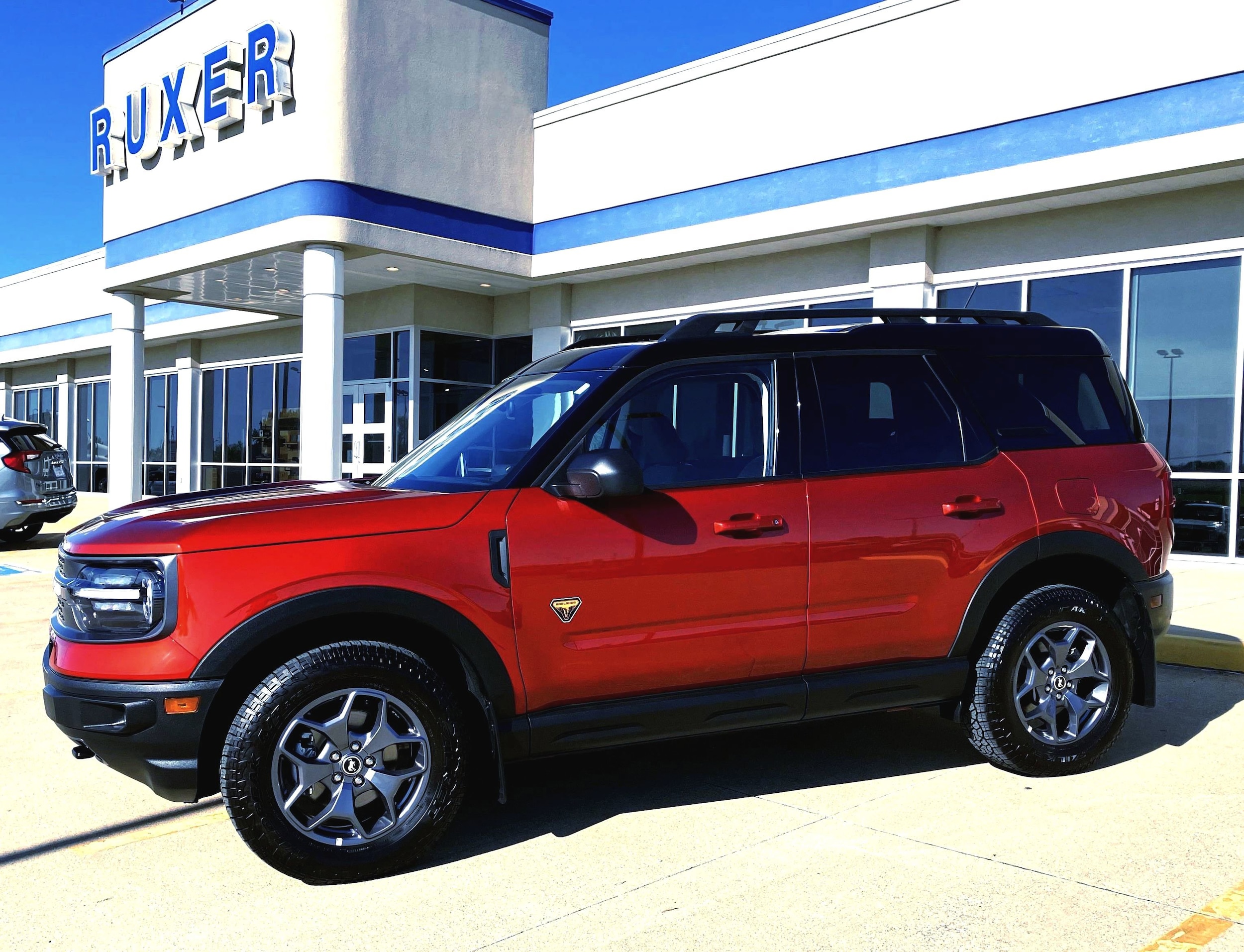 Certified 2024 Ford Bronco Sport Badlands with VIN 3FMCR9D94RRE24578 for sale in Jasper, IN