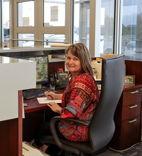 Staff member Marcia Gladish from 5dc9042dd7c7