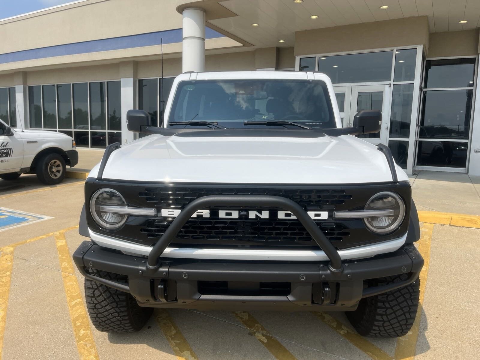 Used 2024 Ford Bronco 2-Door Wildtrak with VIN 1FMDE2AP5RLA00142 for sale in Jasper, IN