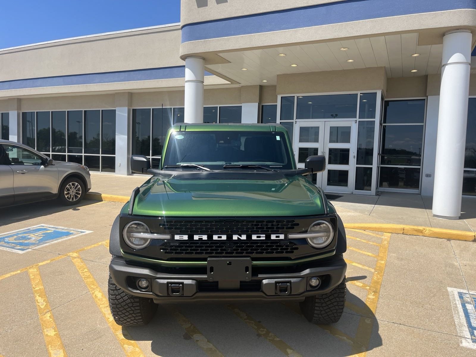 Used 2023 Ford Bronco 4-Door Wildtrak with VIN 1FMEE5DP6PLB38576 for sale in Jasper, IN