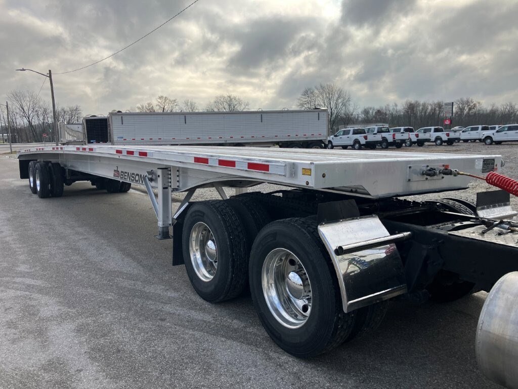 Used 2023 Transcraft Benson 524 53' Aluminum Flatbed
