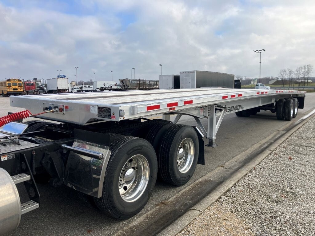 Used 2023 Transcraft Benson 524 53' Aluminum Flatbed