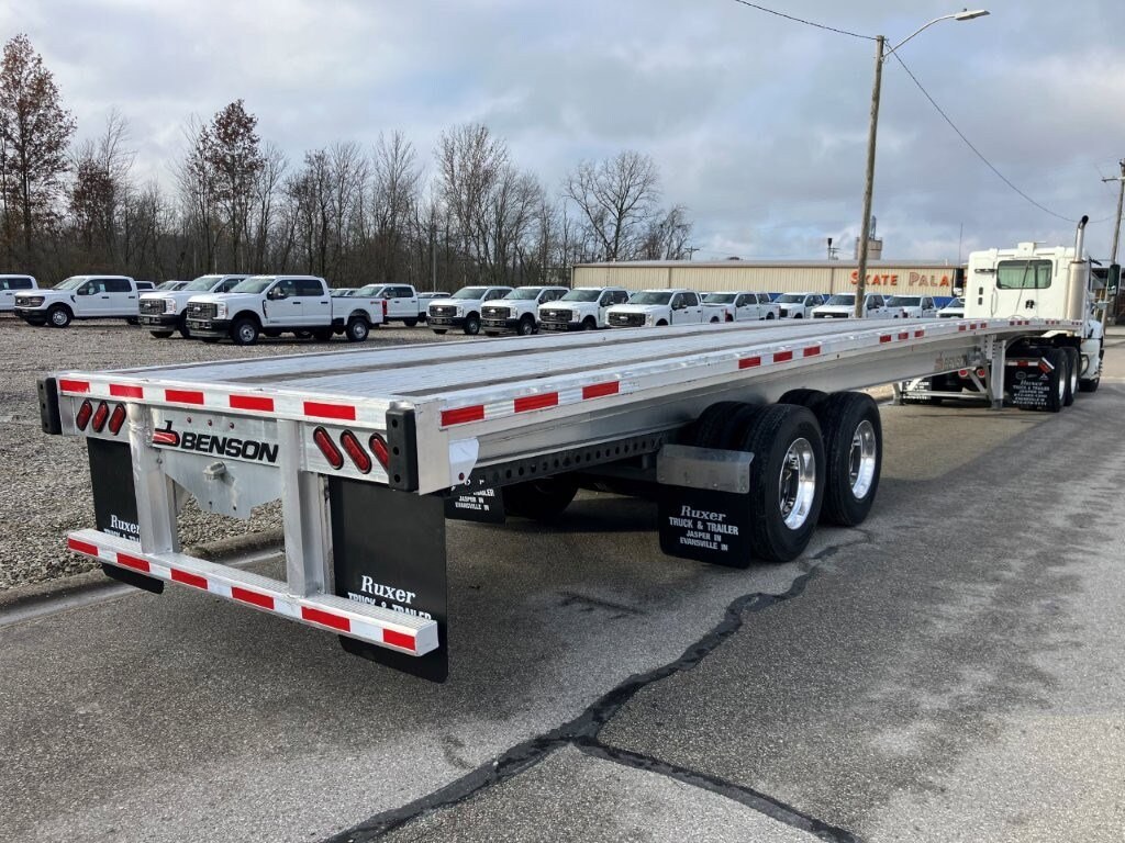 Used 2023 Transcraft Benson 524 53' Aluminum Flatbed