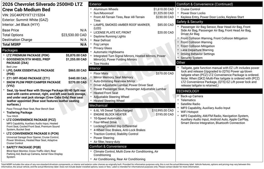 2026 Chevrolet Silverado 2500 HD LTZ - Photo 26