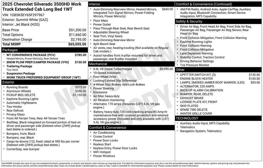 2025 Chevrolet Silverado 3500 HD Work Truck - Photo 21