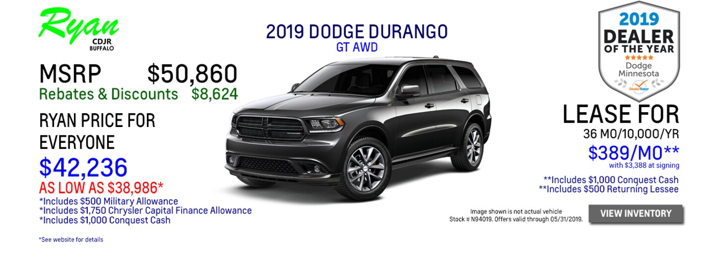 Ryan Chrysler Dodge Jeep Ram Buffalo MN New 20182019