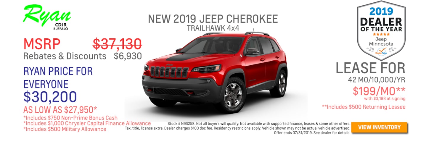 Ryan Chrysler Dodge Jeep Ram Buffalo MN New 20182019