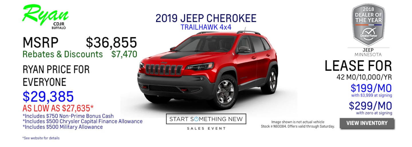 Ryan Chrysler Dodge Jeep Ram Buffalo MN New 20172018 & Used Car Dealer