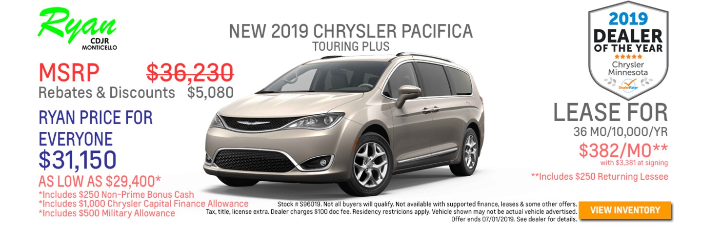 Ryan CDJR Monticello New Chrysler, Dodge, Jeep, Ram Dealership in