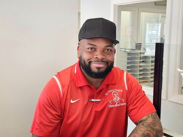 Staff member Jermaine Gardner "Mr. Make It Happen" from ID_b324ecd452c0