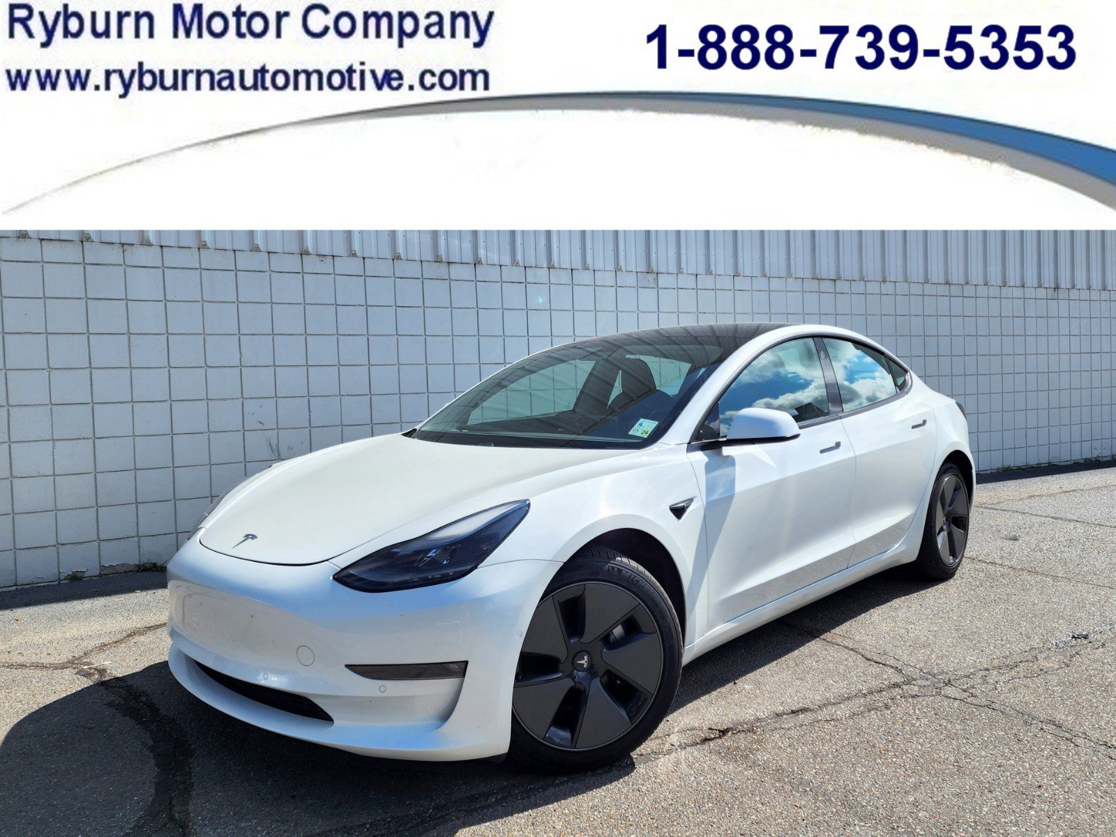 Used 2021 Tesla Model 3 For Sale at Ryburn Motor Company Inc VIN