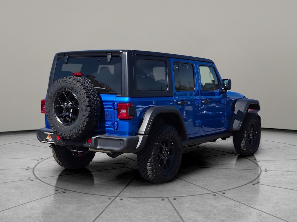 New 2025 Jeep Wrangler 4-DOOR WILLYS Sport Utility