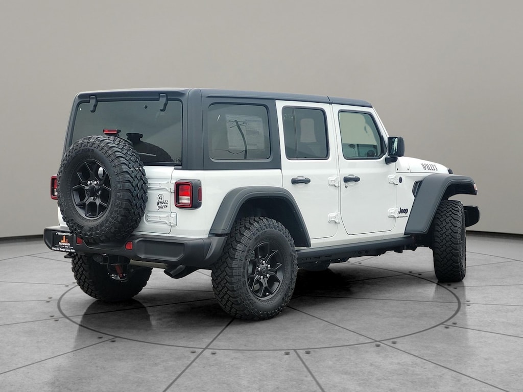 New 2025 Jeep Wrangler 4-DOOR WILLYS Sport Utility