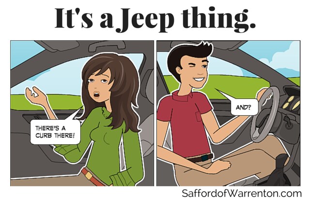 Jeep Comic Curb