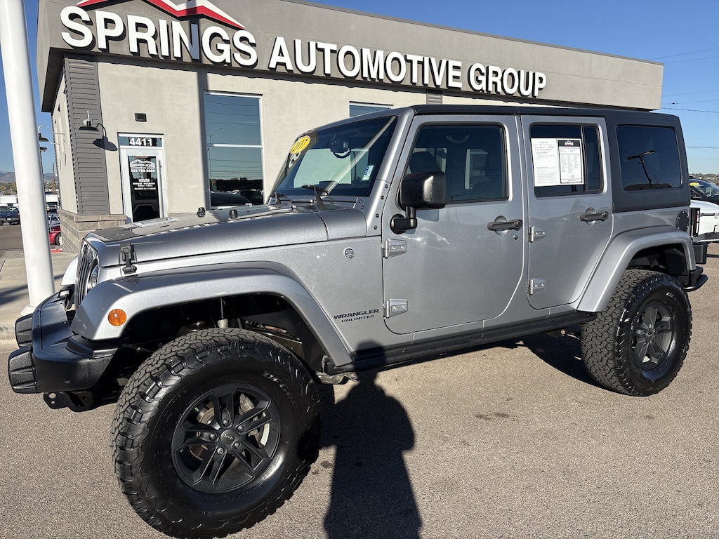 Used 2017 Jeep Wrangler JK Unlimited Sahara 4x4 SUV