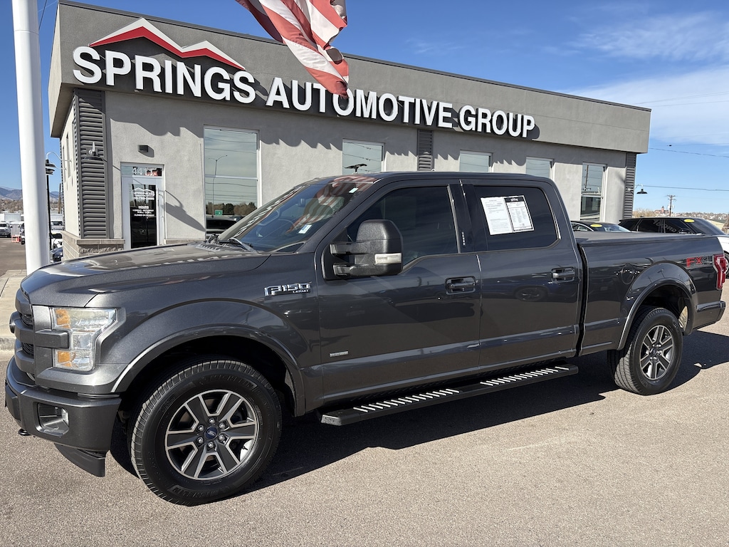 Used 2015 Ford F-150 Lariat Truck SuperCrew Cab