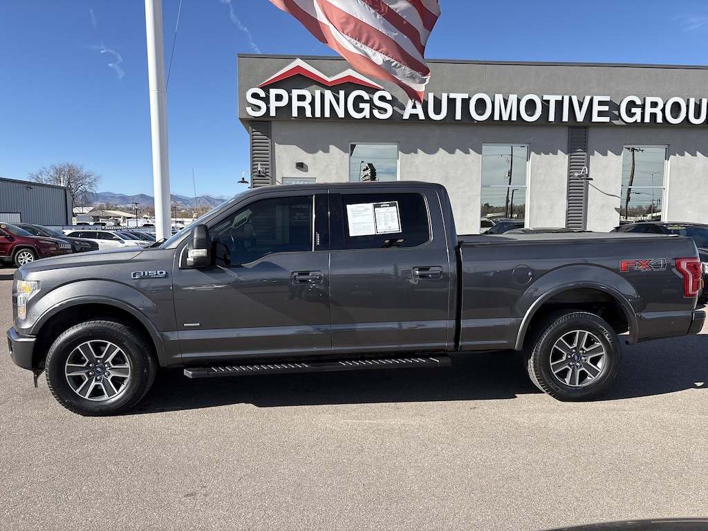 Used 2015 Ford F-150 Lariat Truck SuperCrew Cab