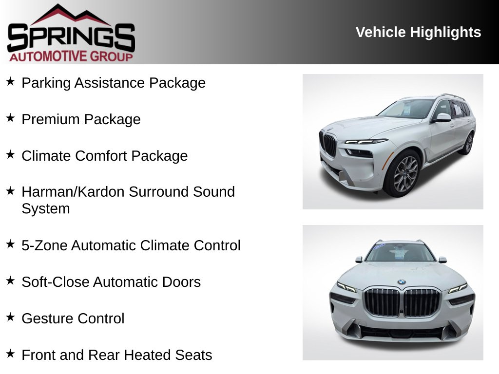 Used 2025 BMW X7 xDrive40i SUV