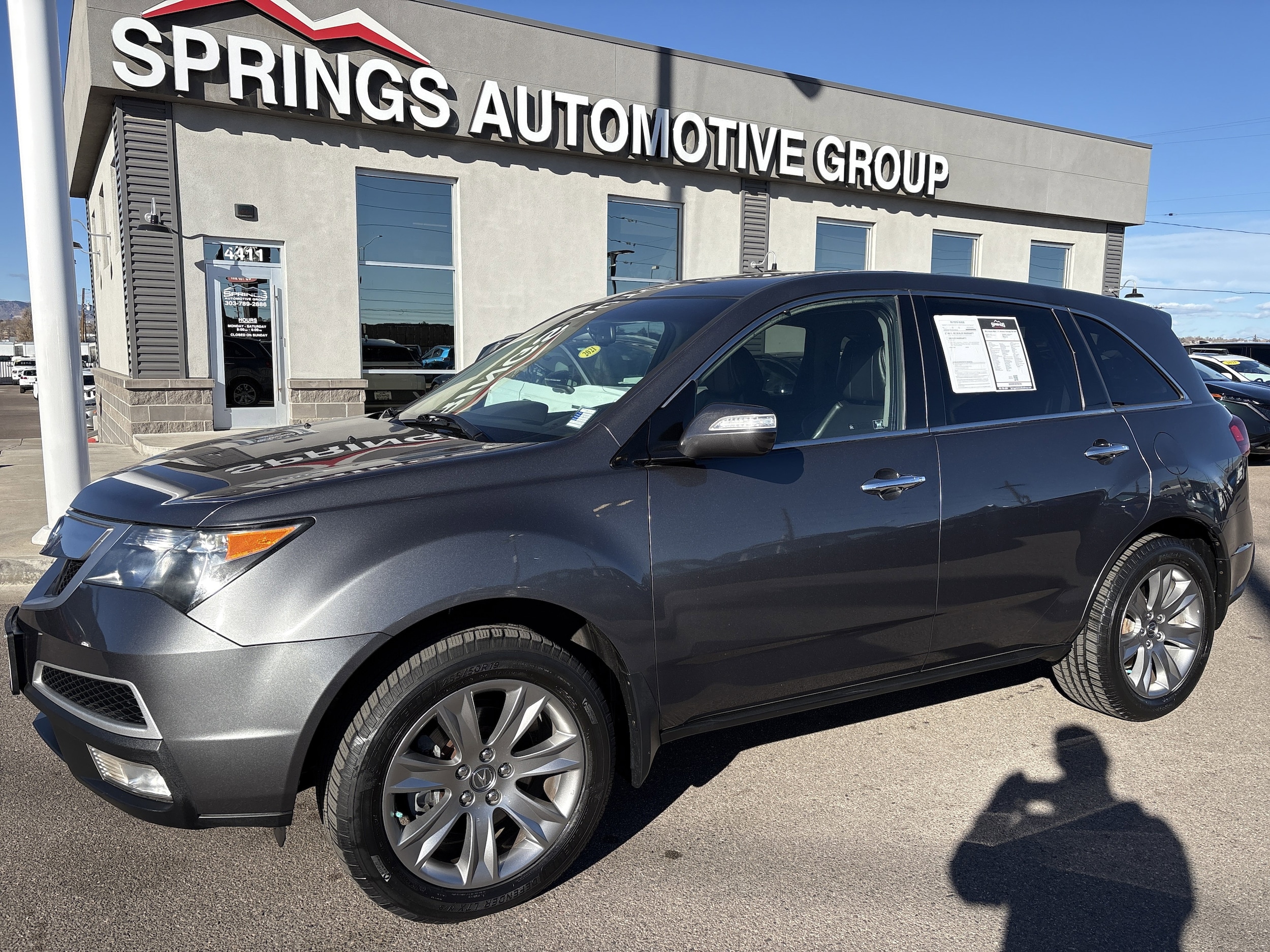 2012 Acura MDX Advance Package