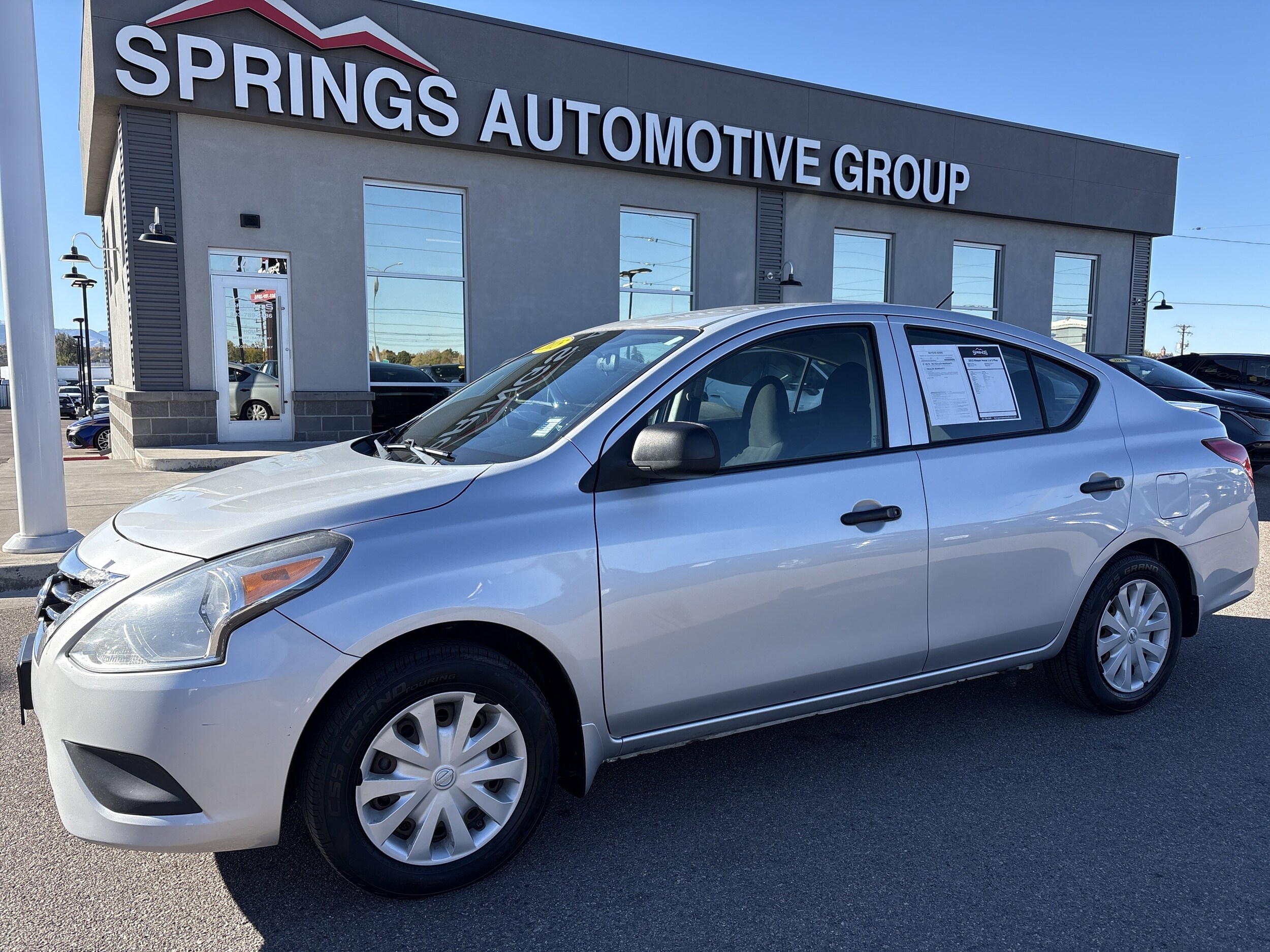 2015 Nissan Versa Sedan S Plus