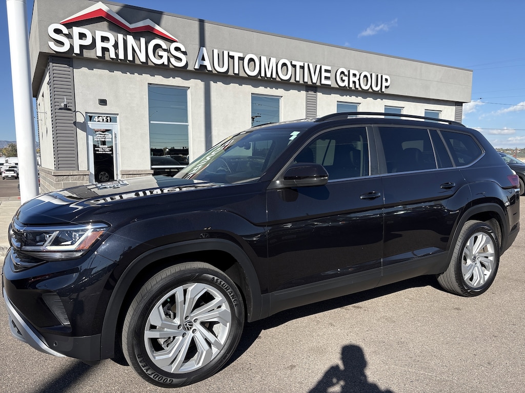 Used 2021 Volkswagen Atlas 3.6L V6 SE w/Technology 4MOTION SUV