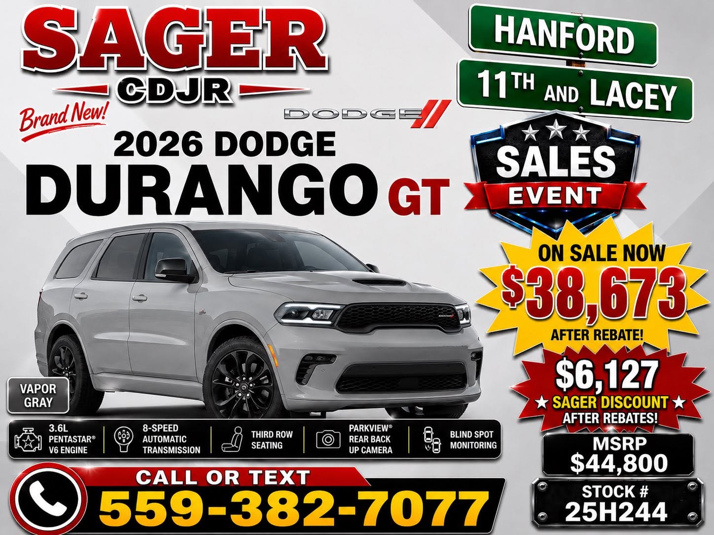 2026 Dodge Durango GT RWD's photo