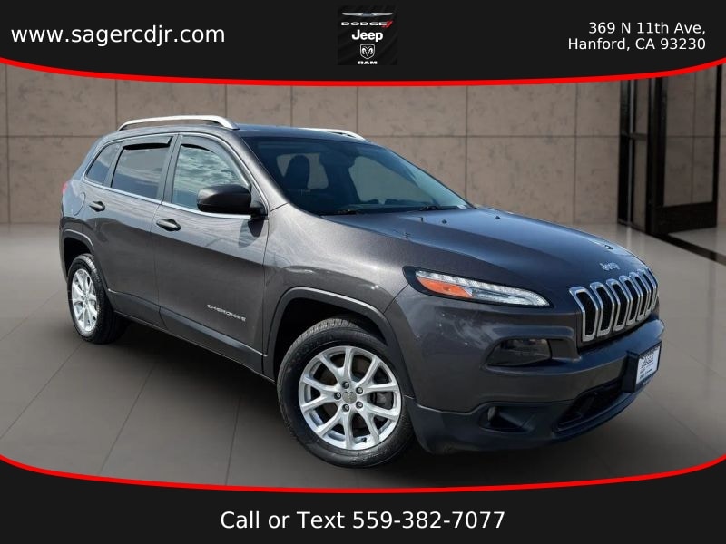 Used 2018 Jeep Cherokee Latitude Plus with VIN 1C4PJLLB4JD542674 for sale in Hanford, CA
