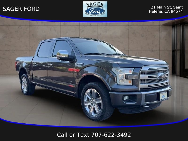2015 Ford F150 Supercrew Cab Platinum Pickup 4D 5 1/2 ft