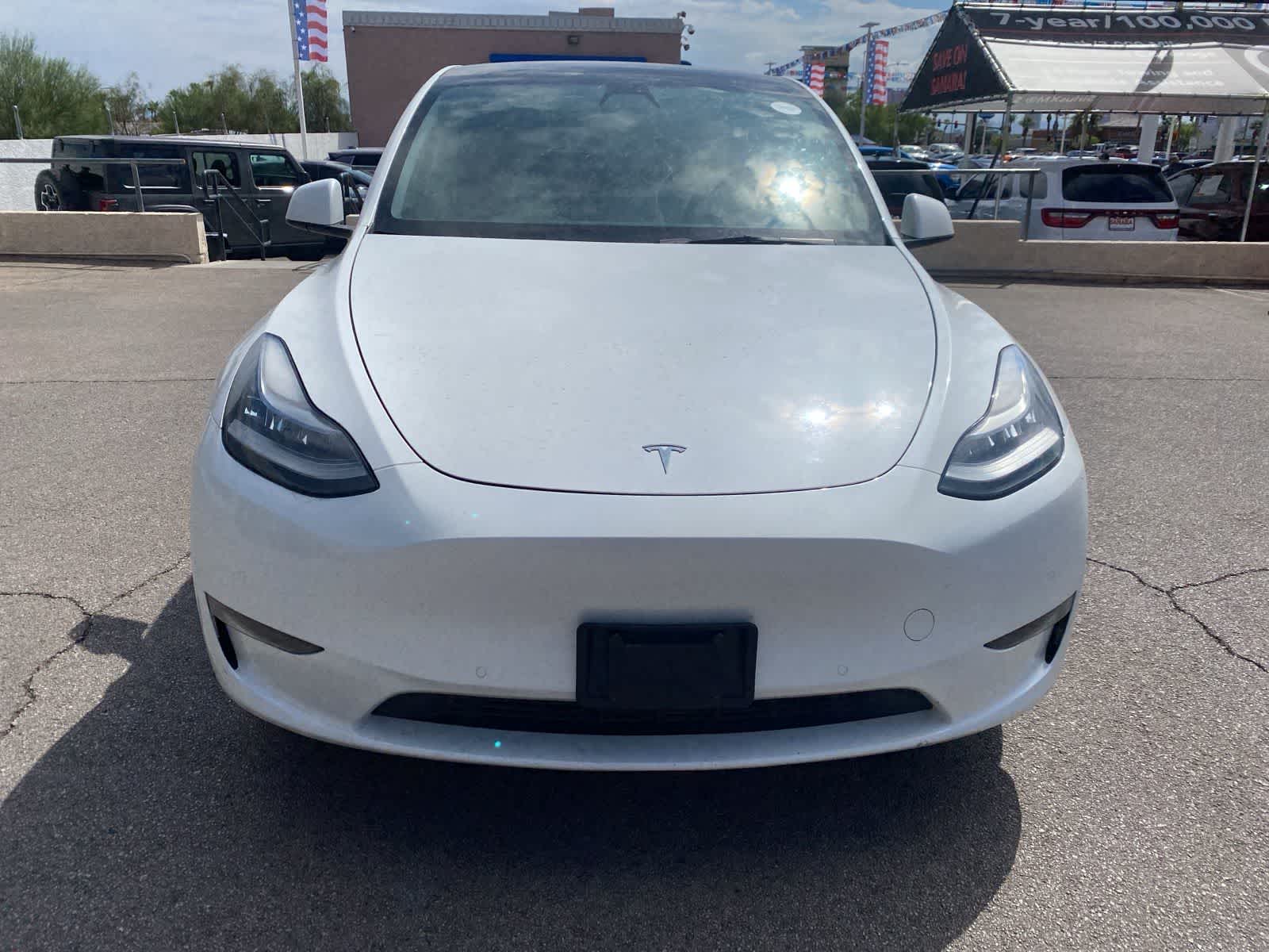 Used 2021 Tesla Model Y Long Range with VIN 5YJYGDEE0MF151423 for sale in Las Vegas, NV